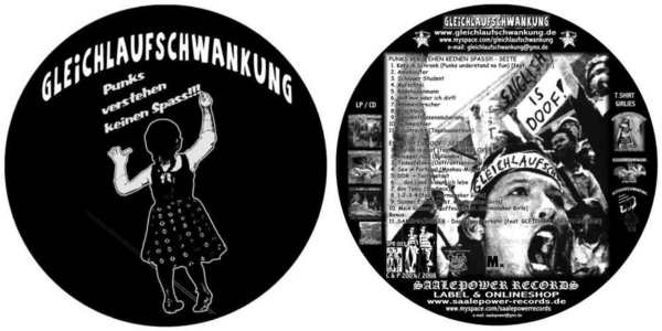 Gleichlaufschwankung - Punks verstehen keinen Spass!!! - Picture LP