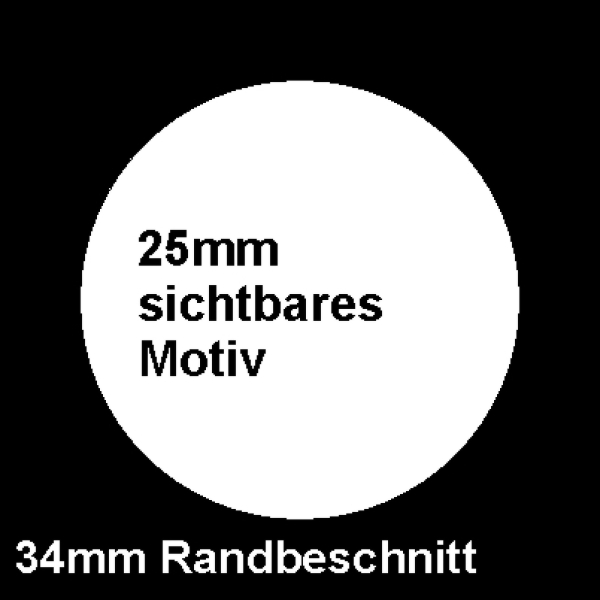 Buttons individuell 25mm mit Nadelverschluss