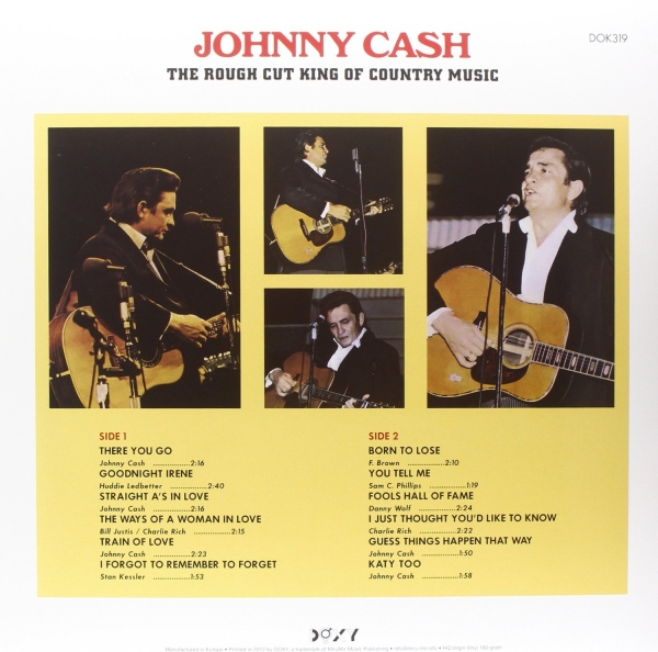 Johnny Cash - The Rough Cut King Of Country Music - LP